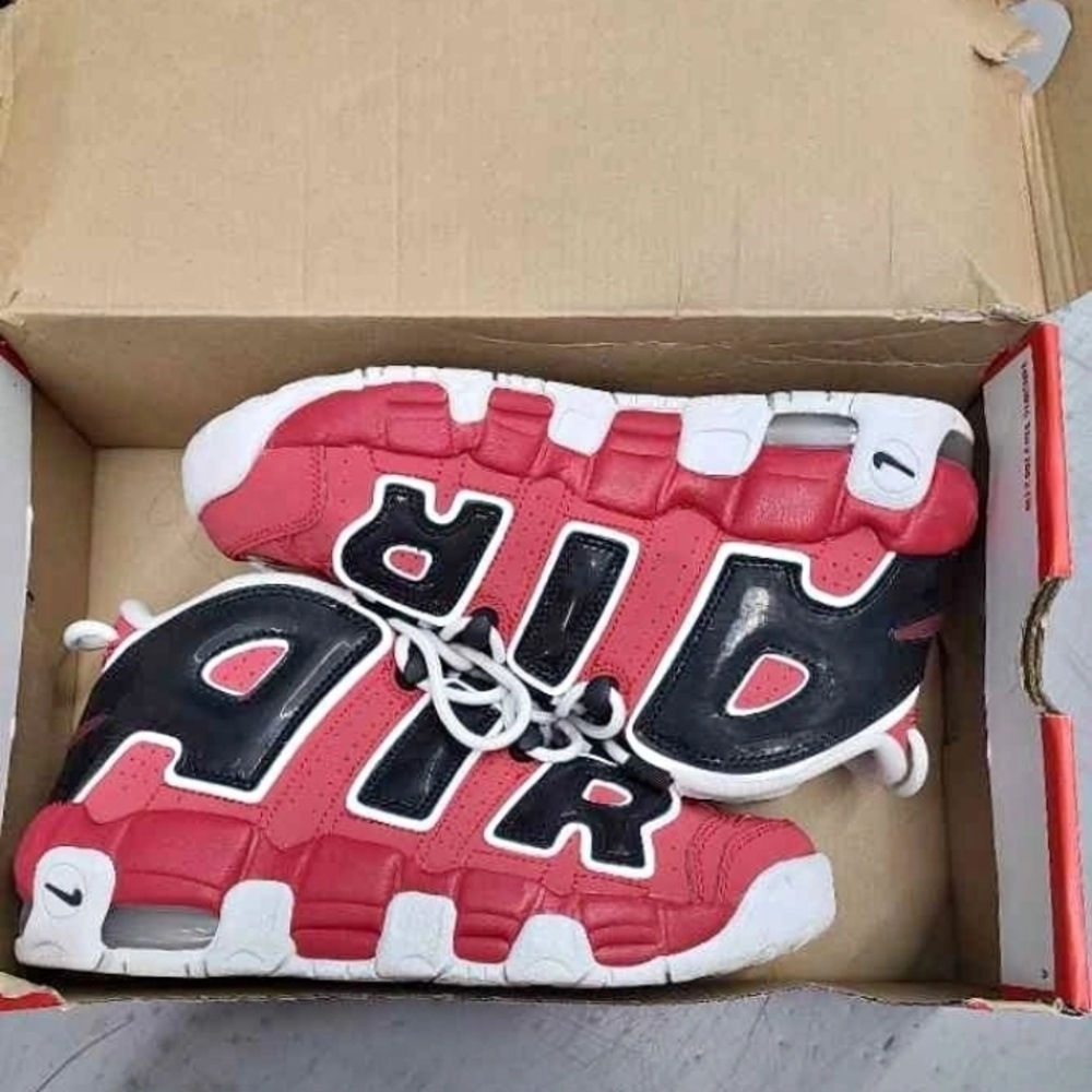 Nike Air More Uptempo "Bulls Hoops Pack" (GS) Sneakers